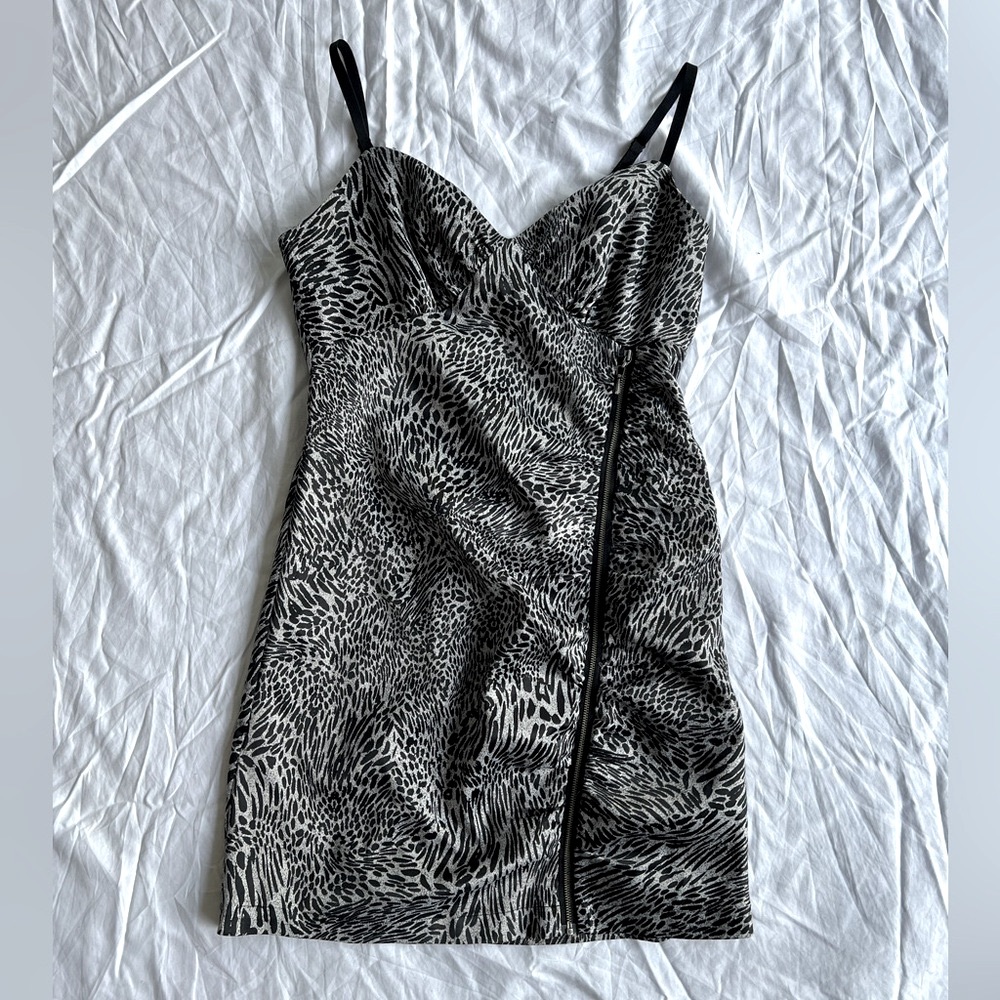 GUESS Animal Print Mini Dress
